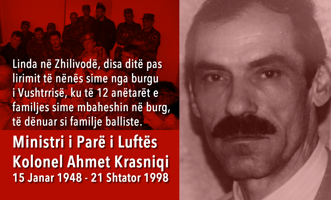 Ministri i Parë i Luftës - Kolonel Ahmet Krasniqi